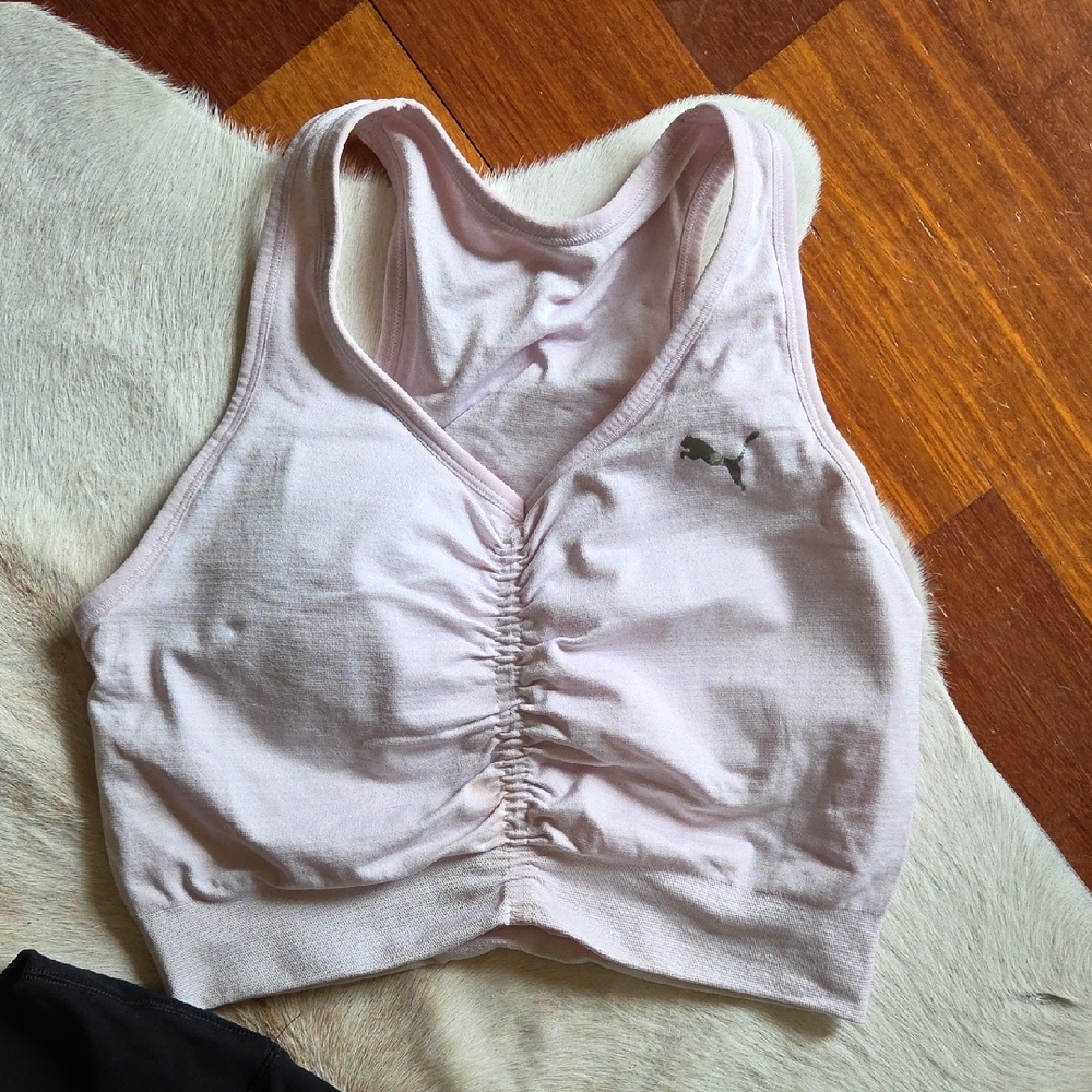 Puma Light Pink Performance Tank Top - Picture 2 of 5